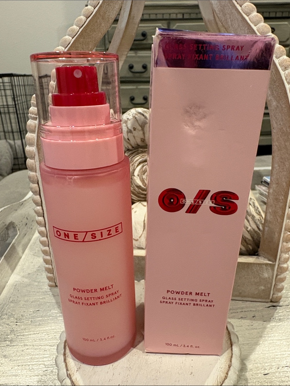 ONE/SIZE Powder Melt Glass Setting Spray